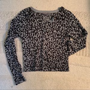 Leopard Print Cardigan